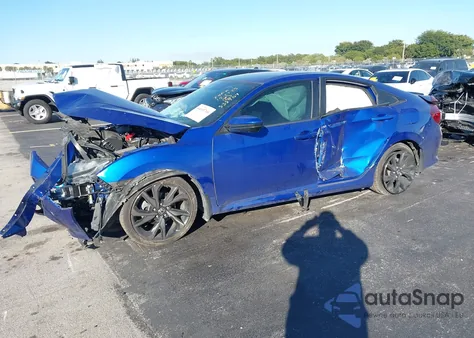 2021 Honda Civic Sport из США, поврежденный, VIN 2HGFC2F82MH502909